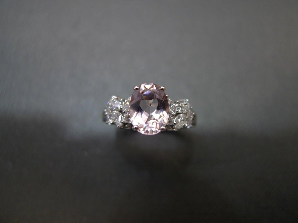 marquise morganite engagement ring