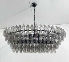 Oval Poliedri Murano Chandelier