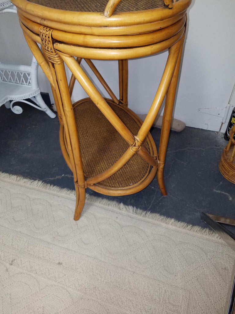 Oval Rattan Tray Top Table, 1960's For Sale at 1stDibs oval tray table, rattan tray side table