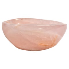 Bol en quartz rose ovale de 6 lb