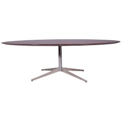  8' Oval Rosewood Table or Desk by Florence Knoll