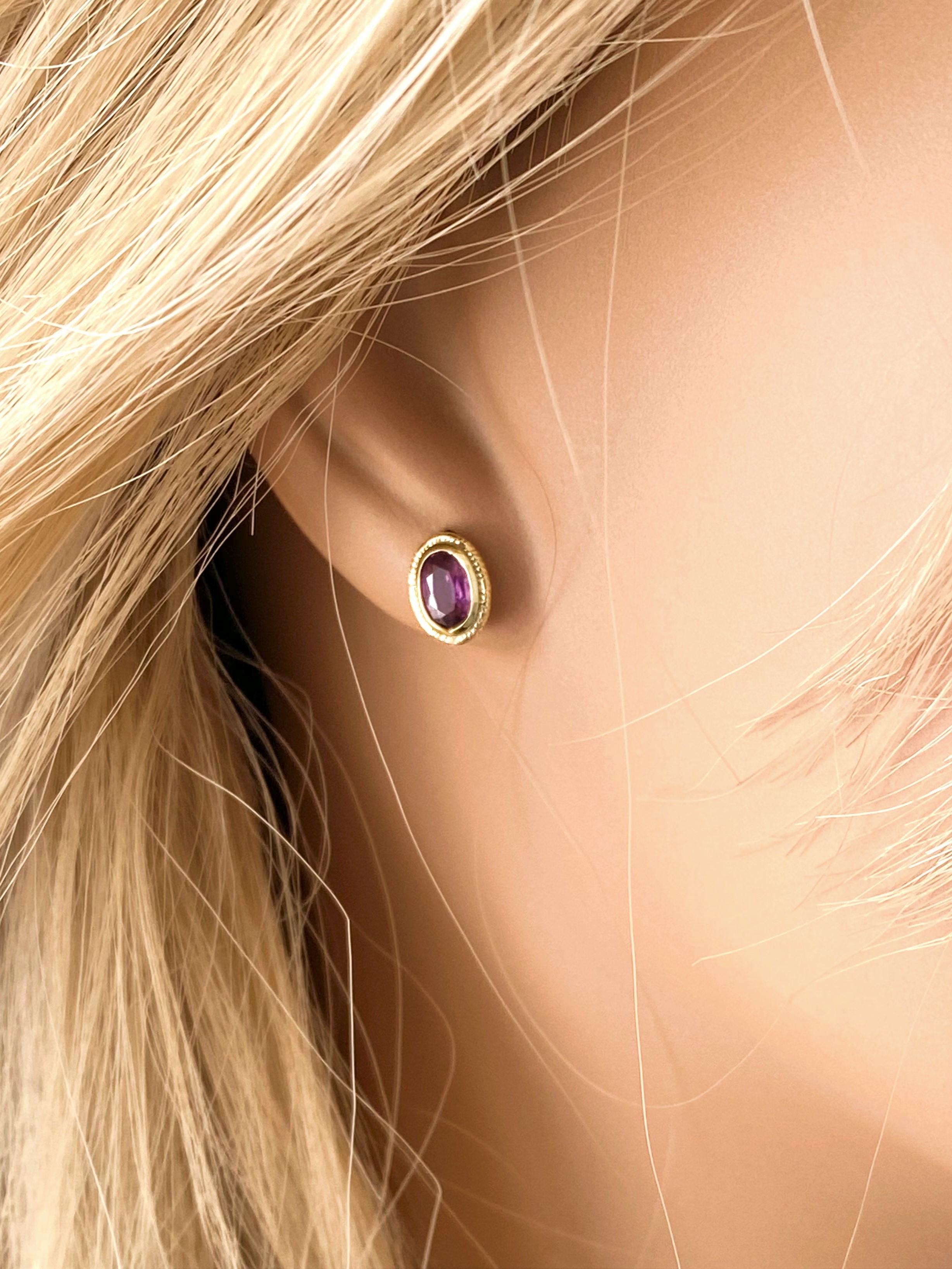 oval shape earrings designs