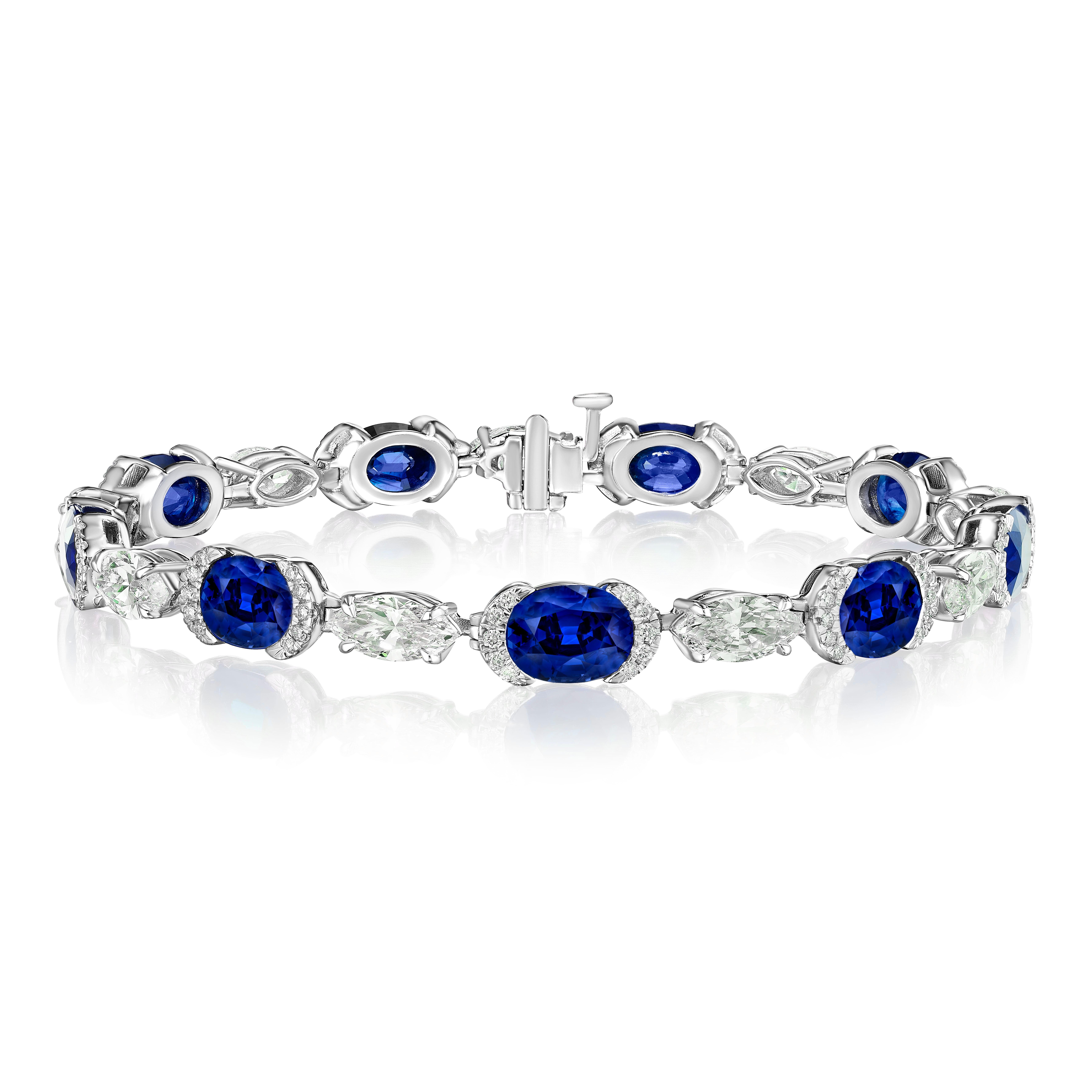 marquise diamond tennis bracelet