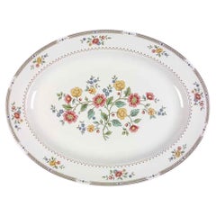 Plat de service ovale remplacement en bois de violette de Royal Doulton