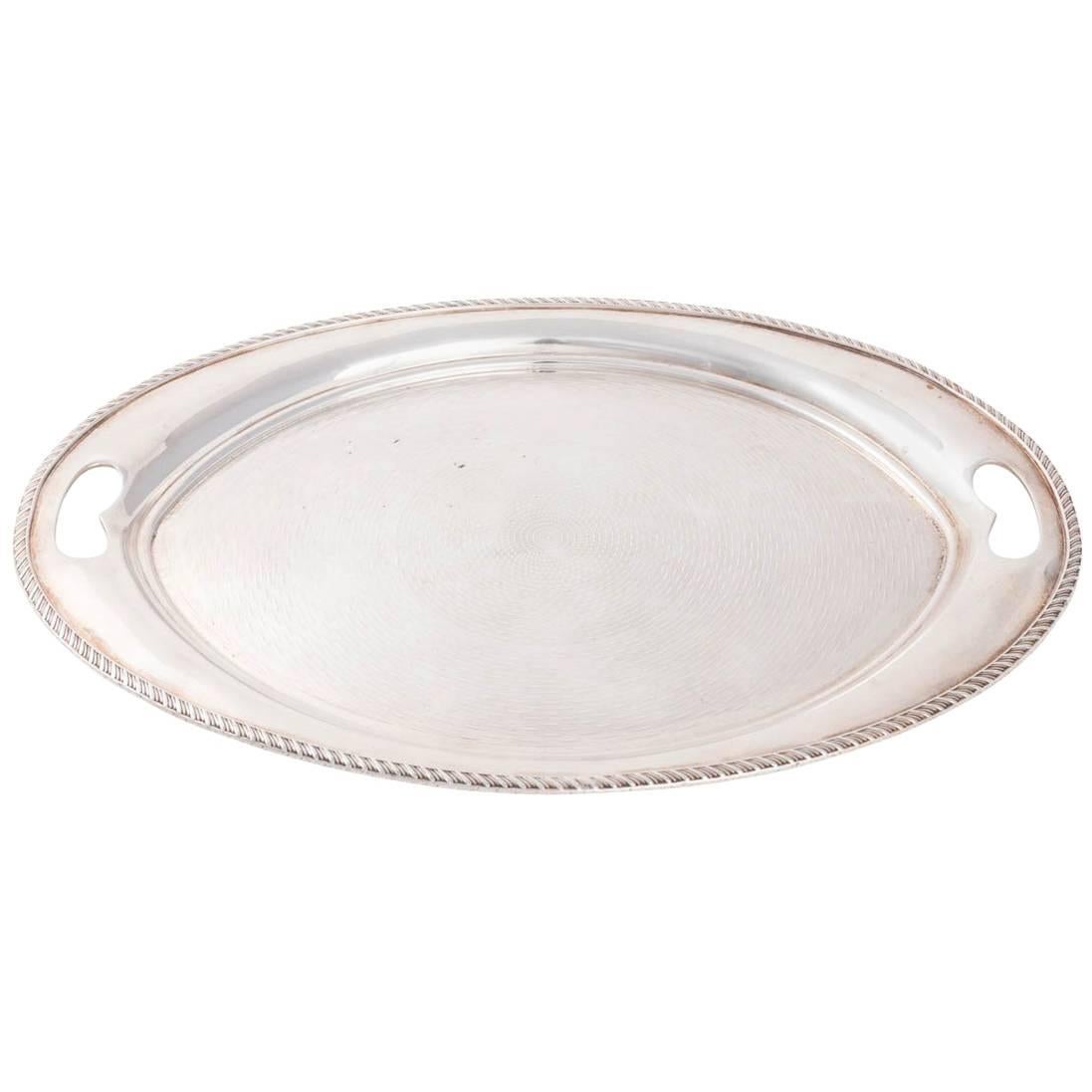 Oval Serving Tray at 1stDibs