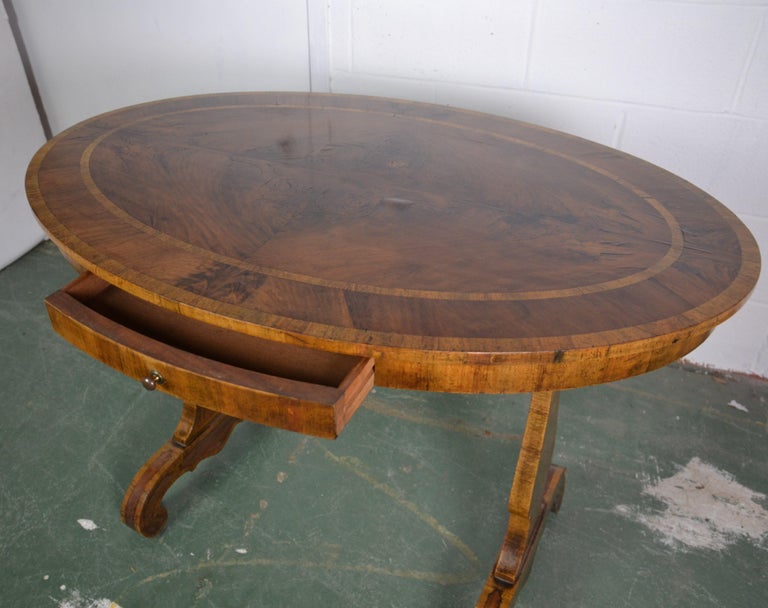 Oval Shape Accent Table at 1stDibs