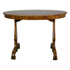 Oval Shape Accent Table