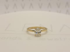 Oval Shape Diamond Engagement Ring