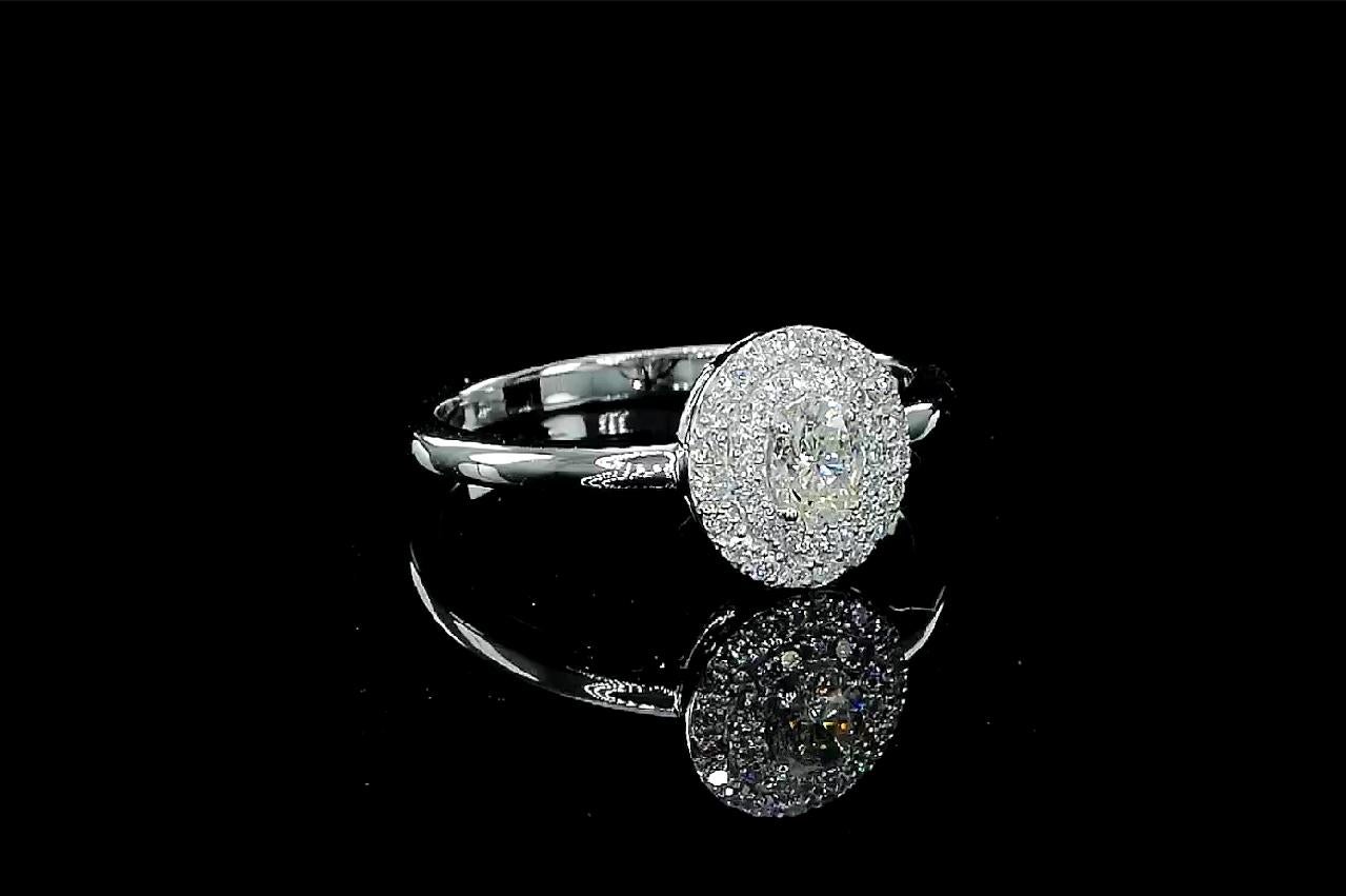 Oval Cut Oval Shape Diamond Ring For Sale