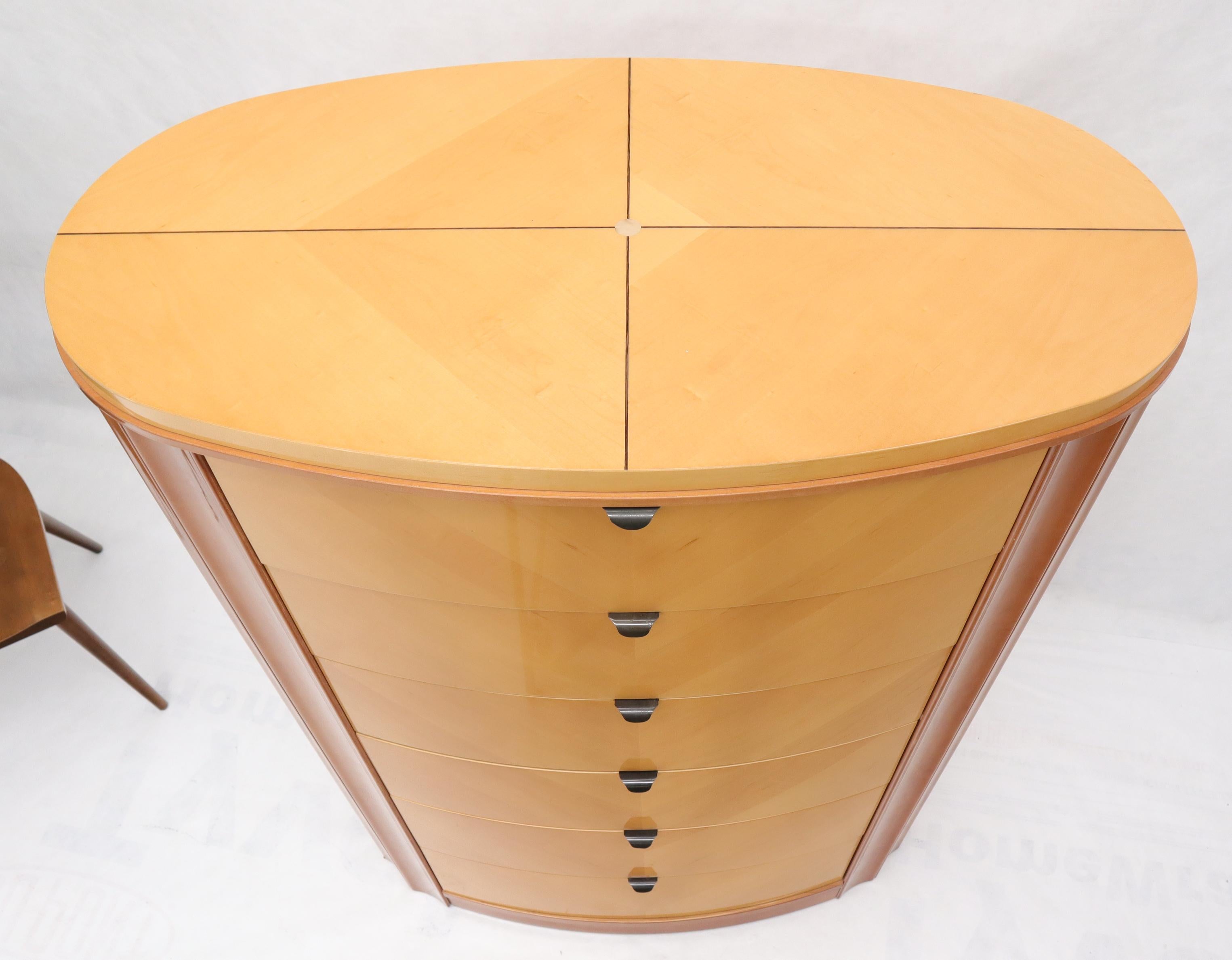 oval chest of drawers