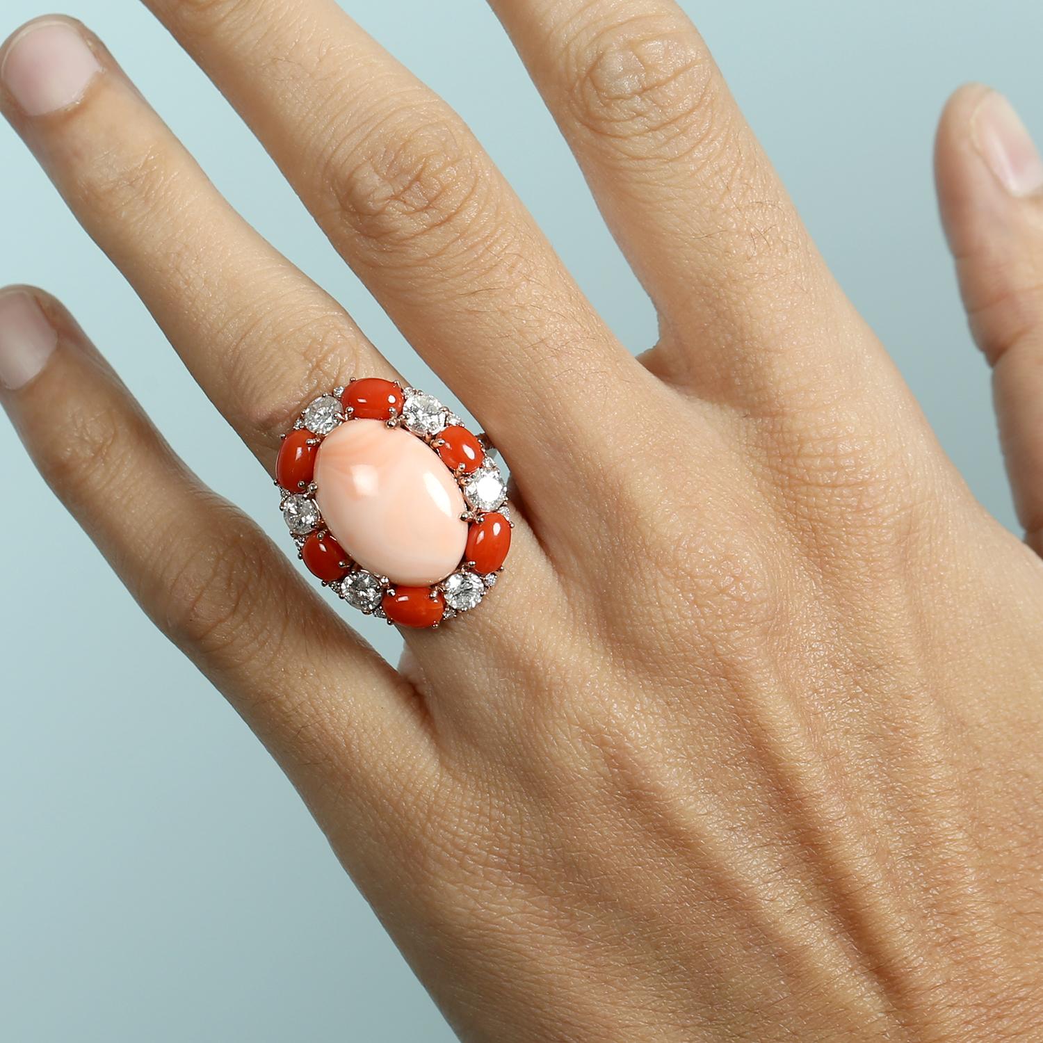 14KT:5.340g,D:1.95ct, Cora:11.89ct, US-7
