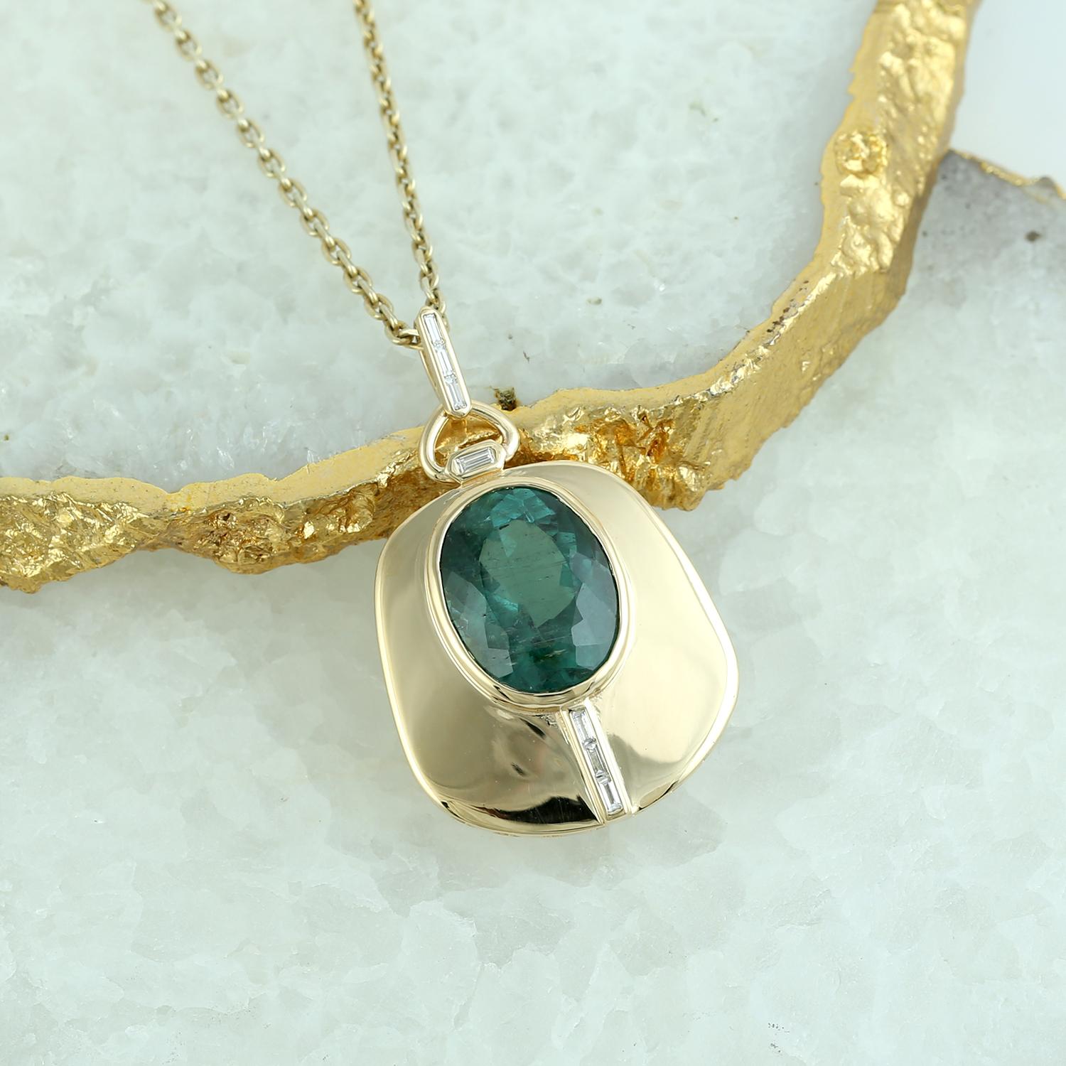 18KT:7.301g,D:0.10ct, Tour:8.10ct, 24X22 MM