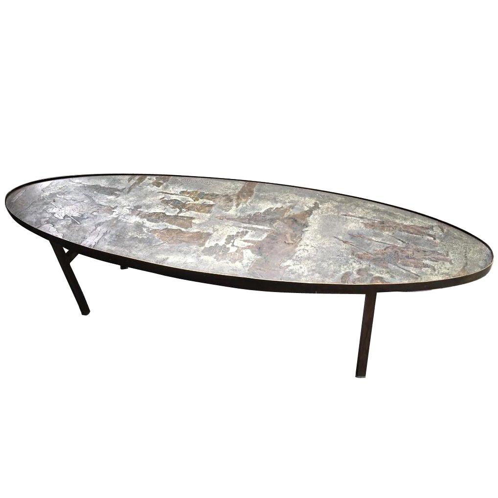 Oval Shaped Laverne Table For Sale