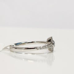 Oval Shaped Old Miner White Diamond Ring