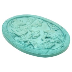 Colgante Turquesa Ovalada Cts 106.80