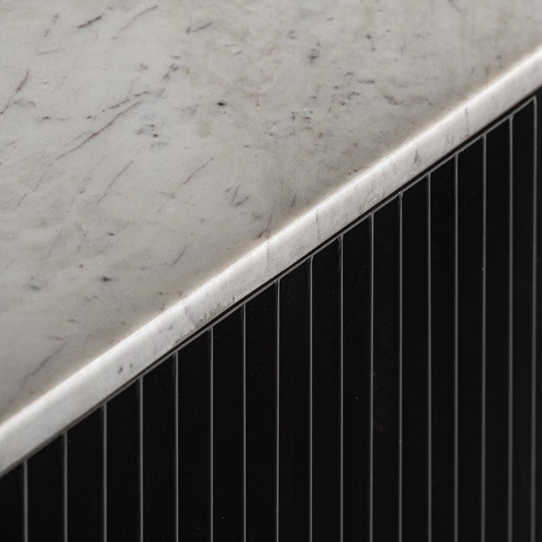 CERUSED WOODEN SIDEBOARD | WHITE main image 0