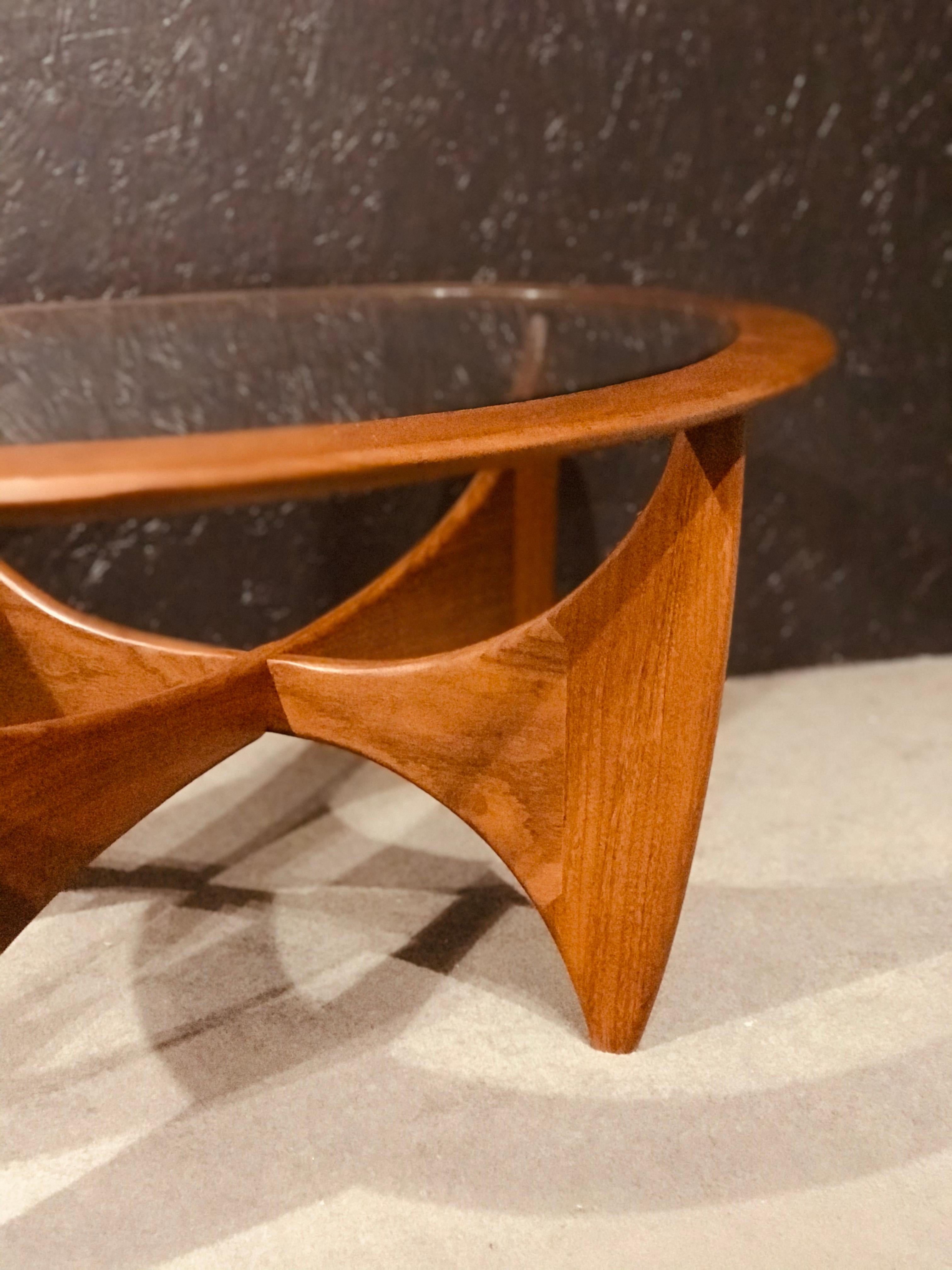 British Oval Side Table by G-Plan (Astro Collection) For Sale