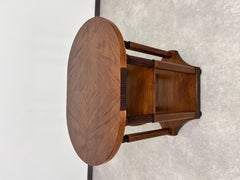 Oval side table with six legs in the style of Vienna secession