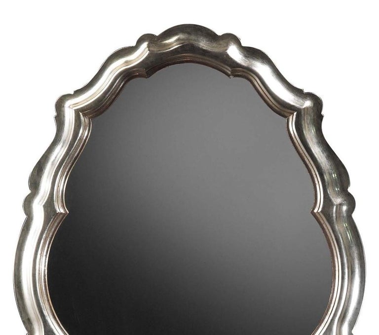 Oval Silver Wall Mirror by Spini Firenze For Sale at 1stDibs oval