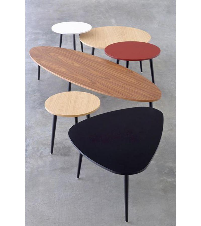 Lacquered Oval Soho Coffee Table by Coedition Studio