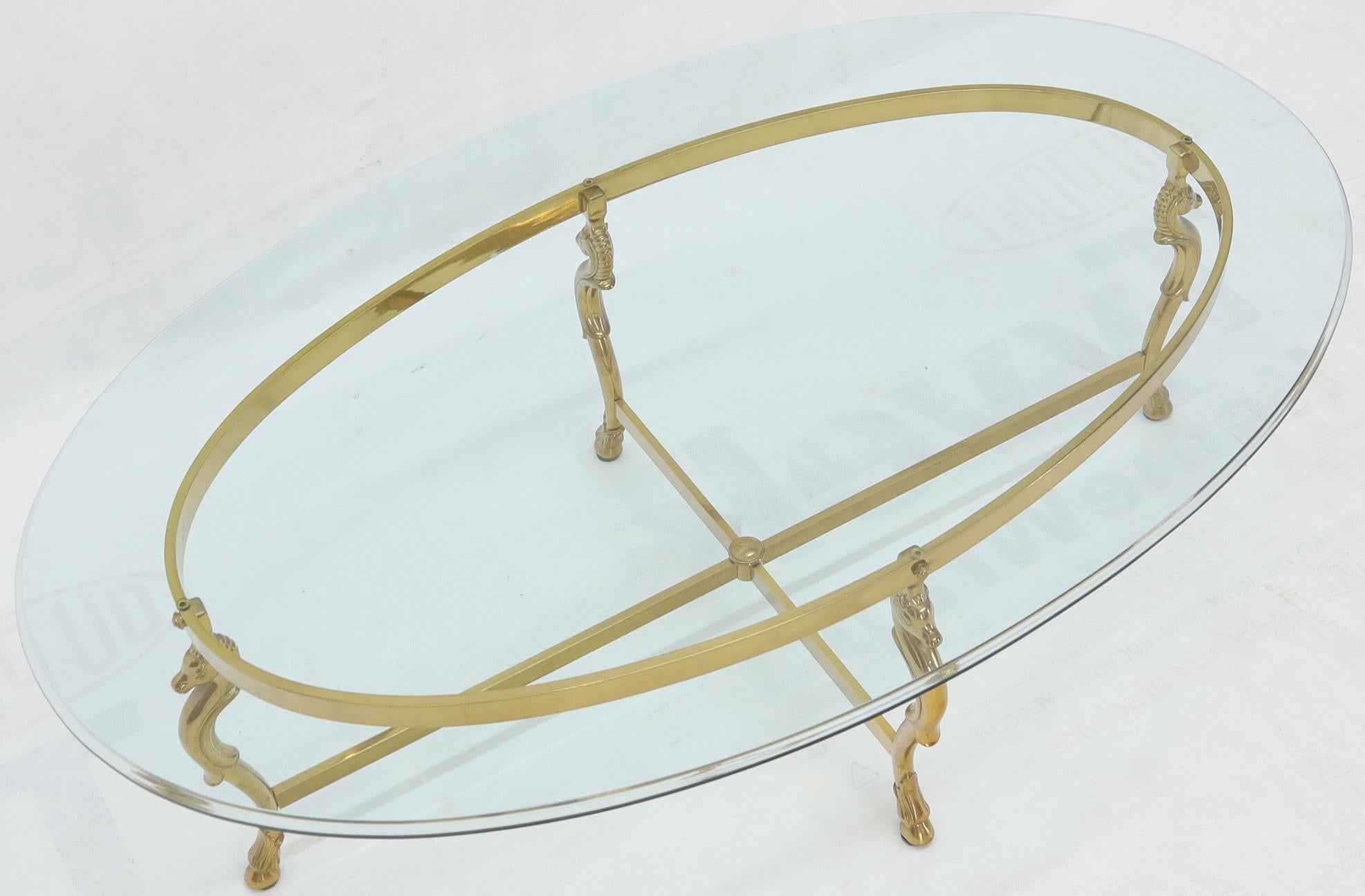 glass and brass coffee table