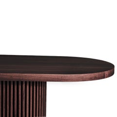 Oval Solid Oak Table – DOCIA