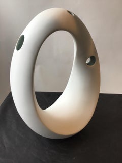 Vase aus ovaler Spin-Keramik
