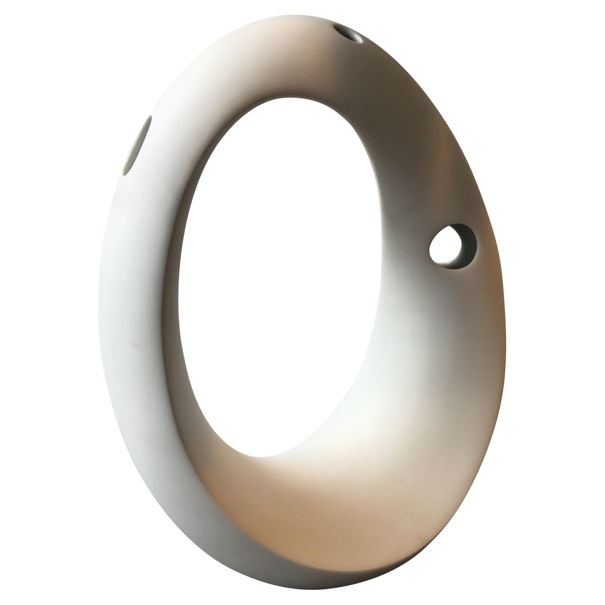 Oval Spin Ceramics Vase