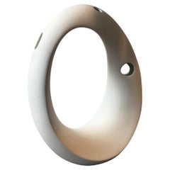 Vase aus ovaler Spin-Keramik