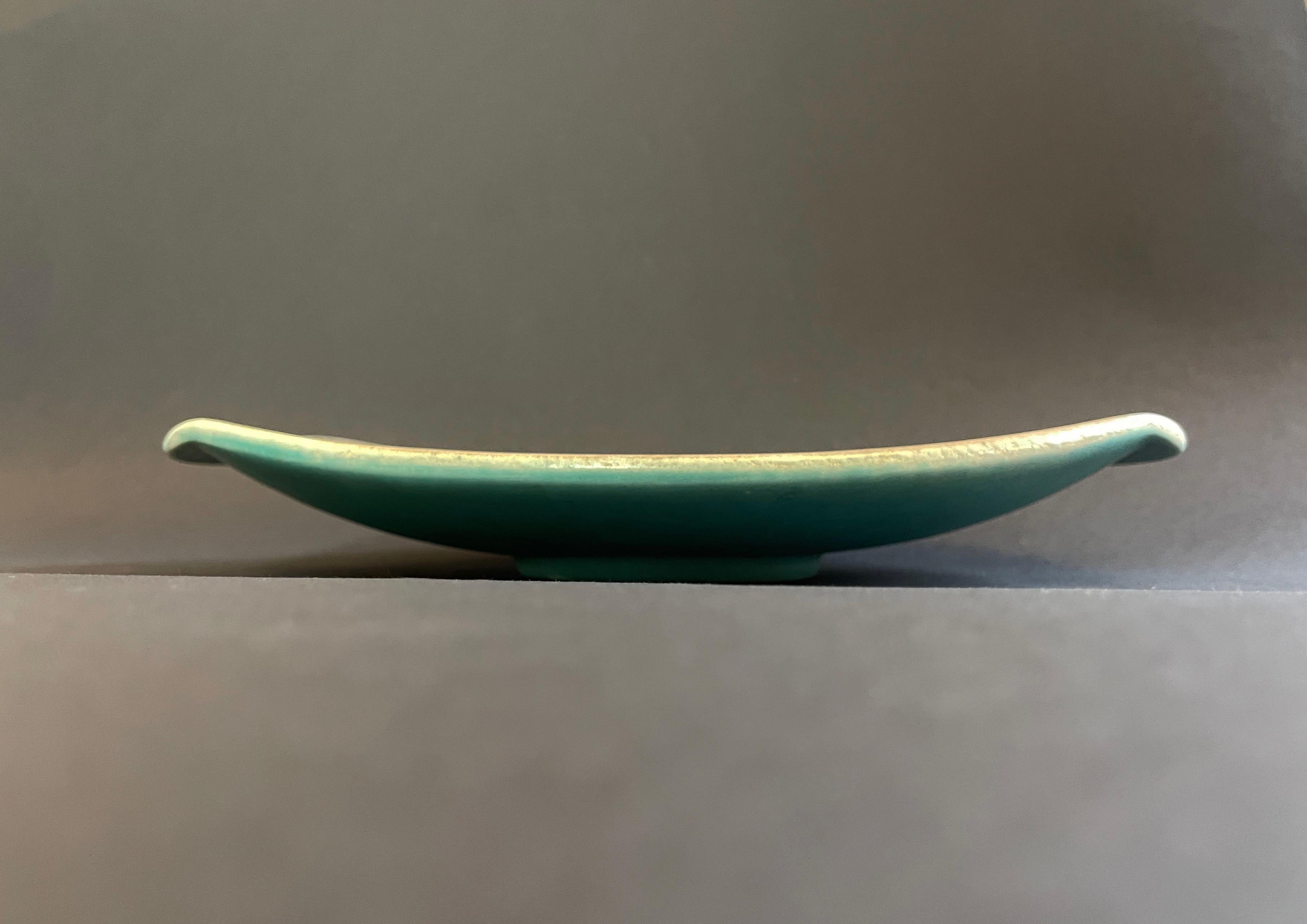Tedesco Ciotola ovale in ceramica di Studio A, centrotavola di Jasba, Germania Ovest 1960 ca. in vendita