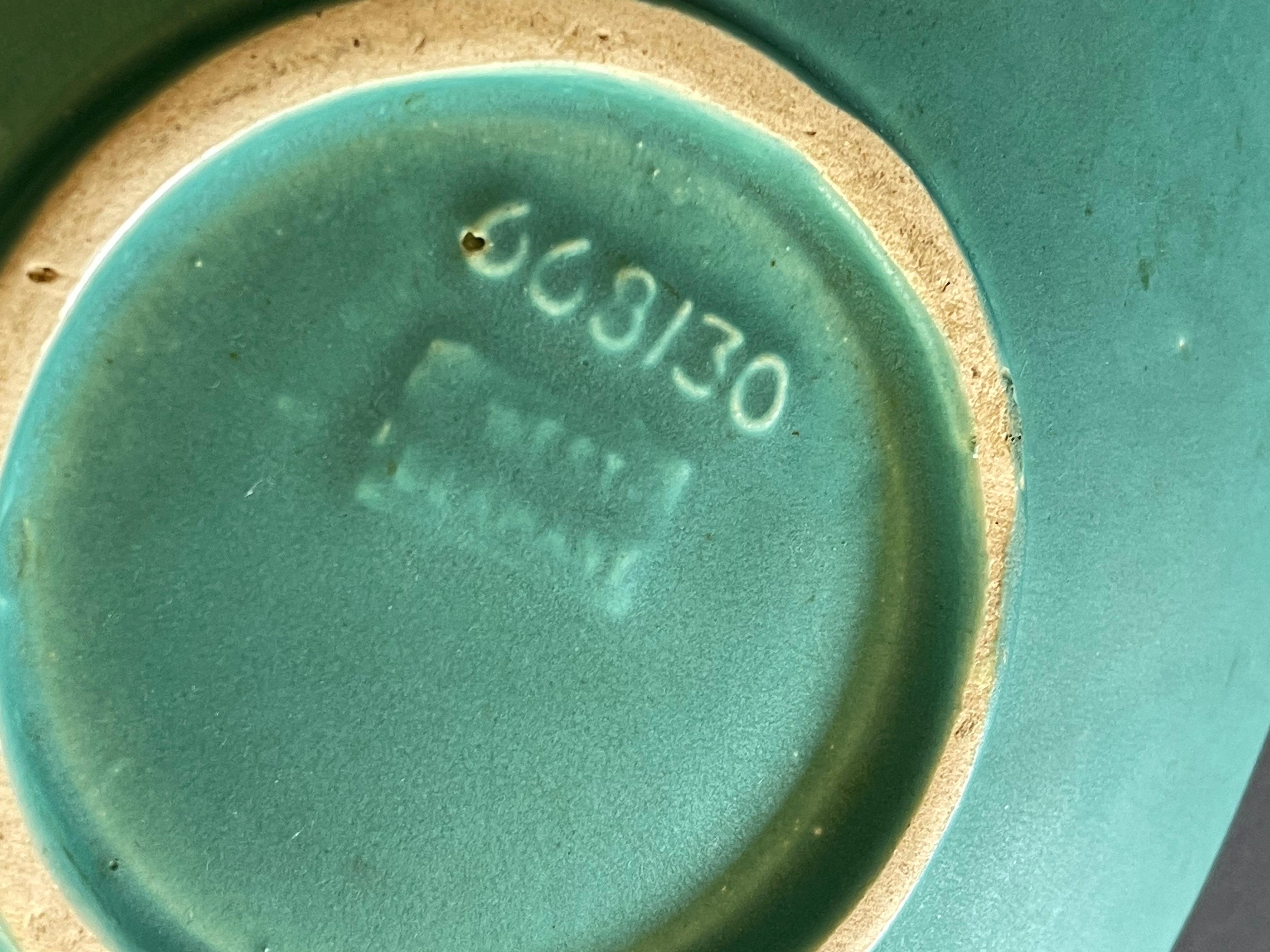 XX secolo Ciotola ovale in ceramica di Studio A, centrotavola di Jasba, Germania Ovest 1960 ca. in vendita