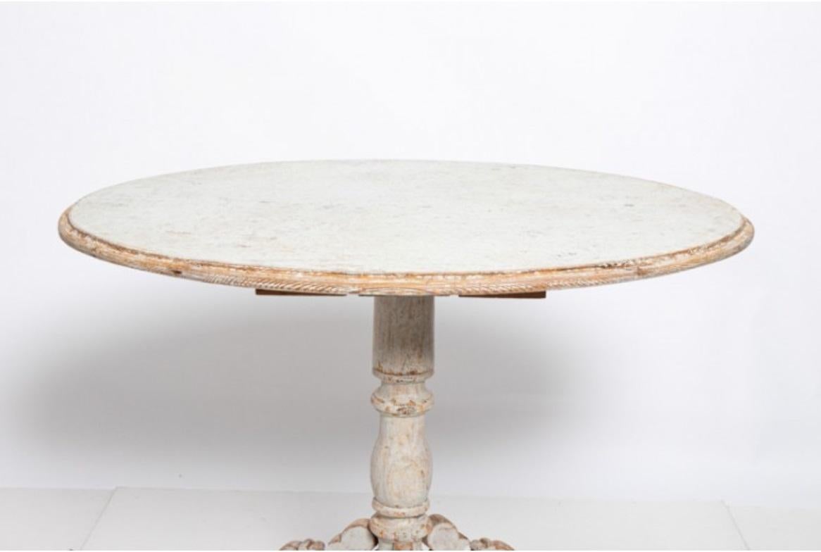 19th Century Oval Swedish Side Table
