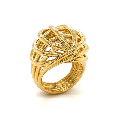 Bob Stringer Agatized Petrified Wood Sterling Silver Ring at 1stDibs ...