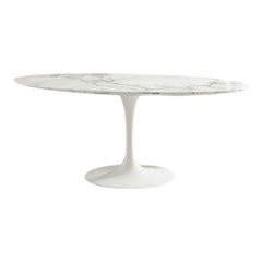 Oval table Alivar Mvsevm 769/5 Tulip Table design Eero Saarinen W 198 cm 78 in