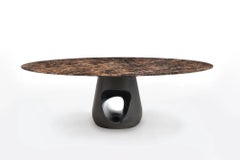 Oval table Horm Barbara Oval - Emperador marble top
