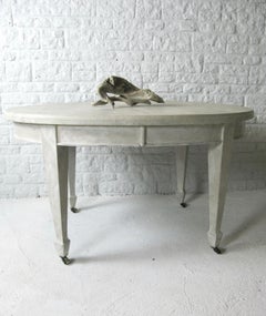 Oval Table, Kitchen Table, Dining Table, Swedish Style, Antique