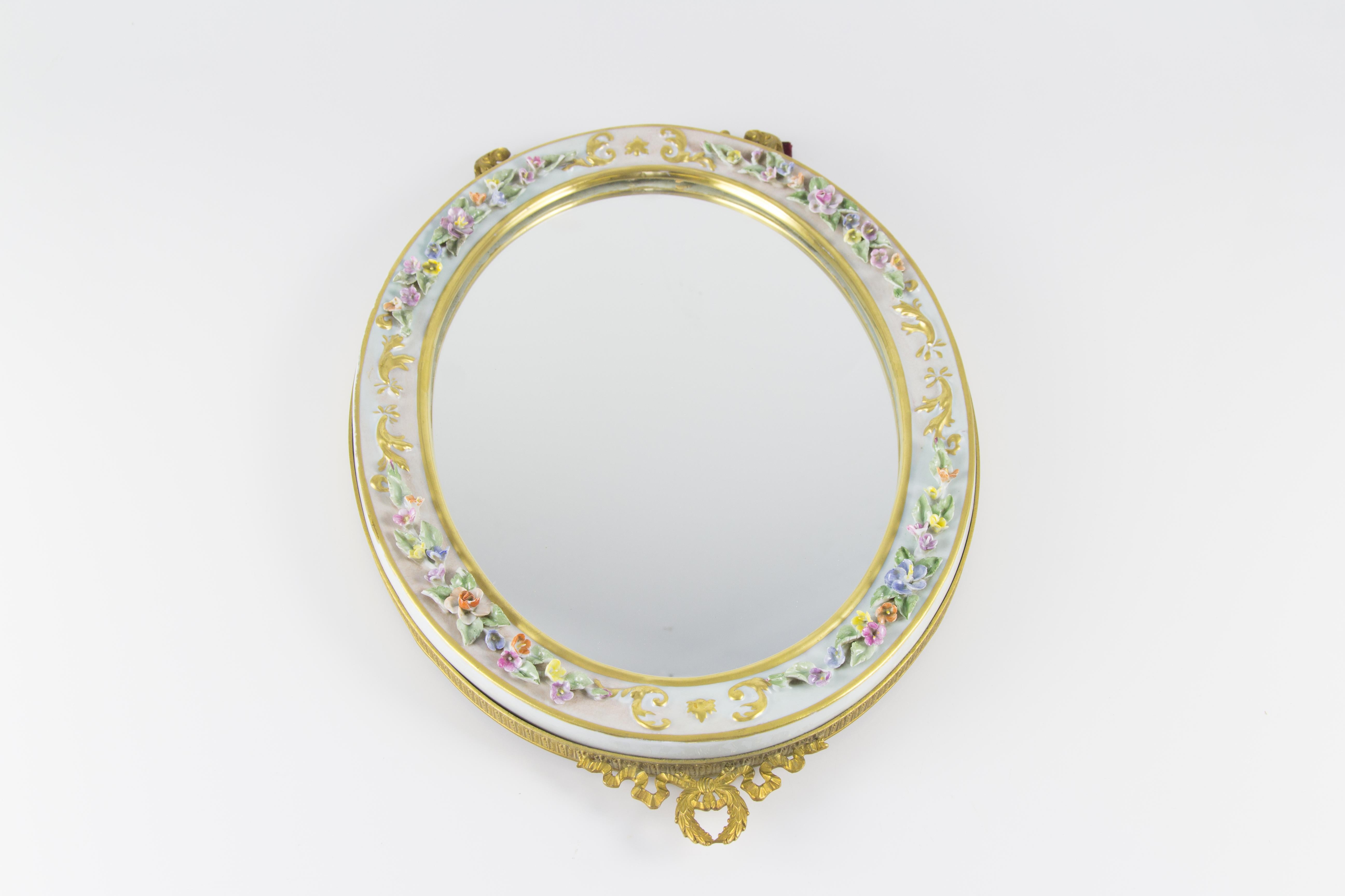 porcelain mirror