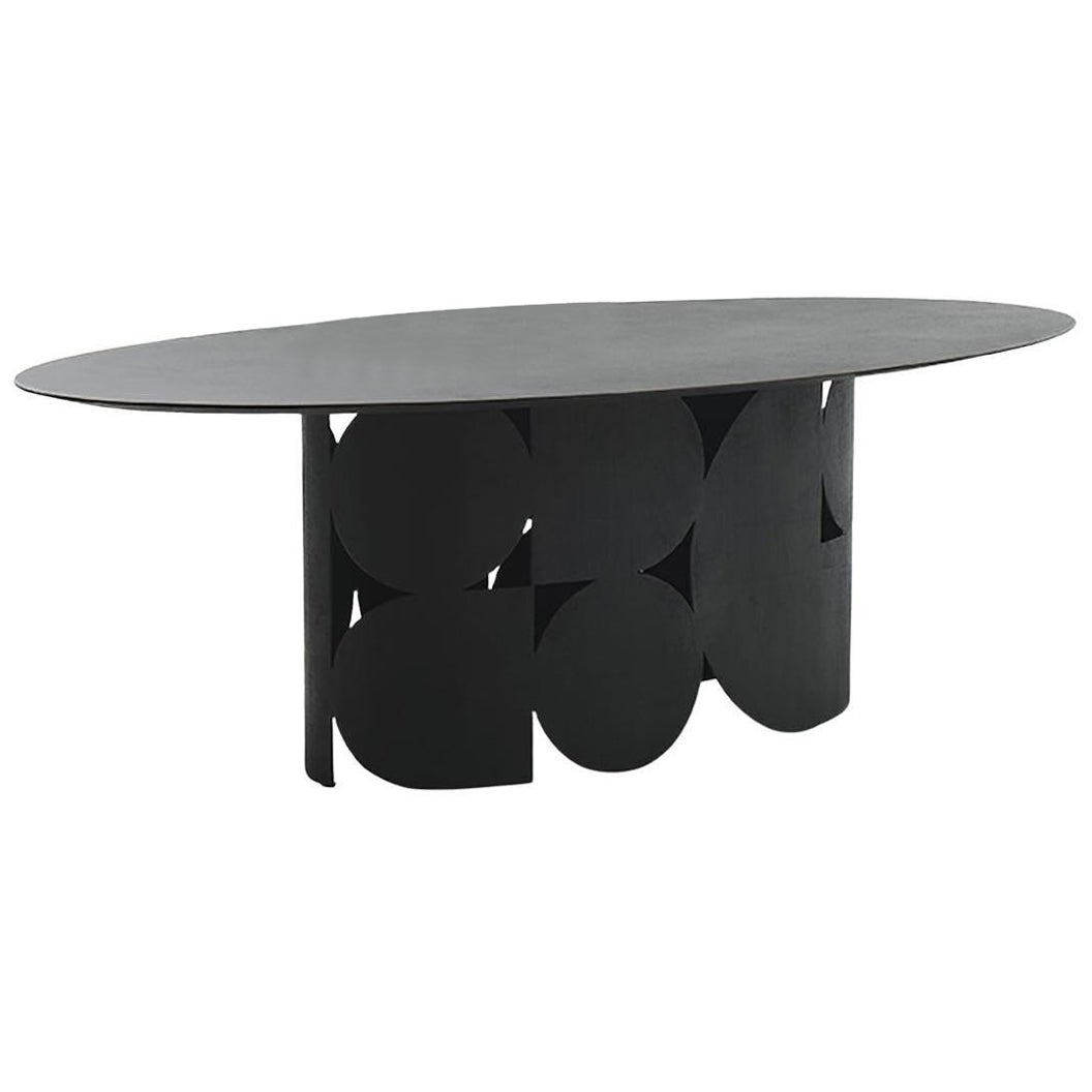 Table ovale Mogg SHAPE - Materico L 250 cm 98.4 inch