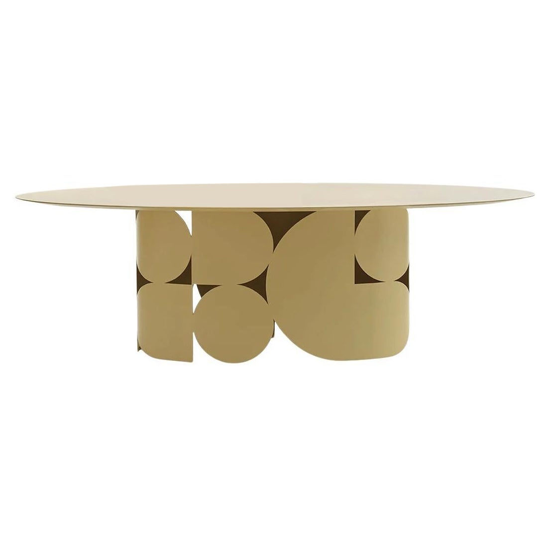 Oval Table Mogg SHAPE - Matt lacquered W 200 cm 78.7 inch