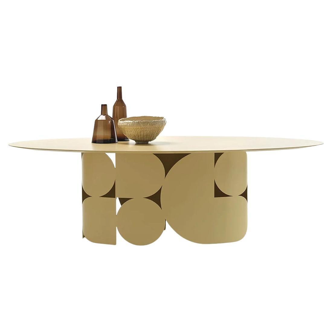 Oval Table Mogg SHAPE - Matt lacquered W 250 cm 98.4 inch