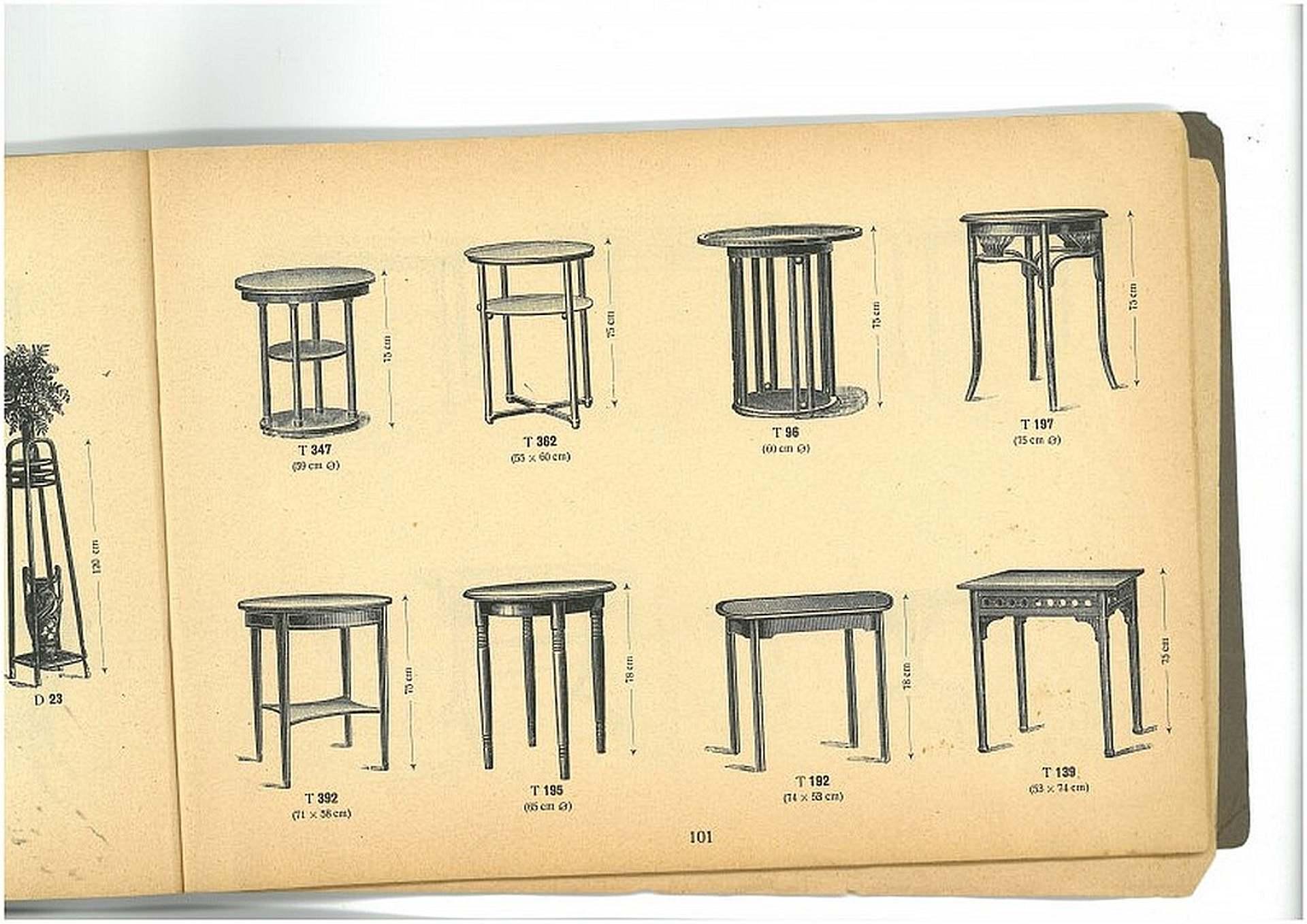 Ovaler Tisch Nr. 362 von Josef Hoffmann von Thonet Mundus 3