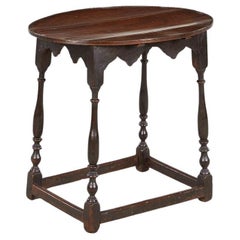 Oval Tavern Table with Silhouette Apron