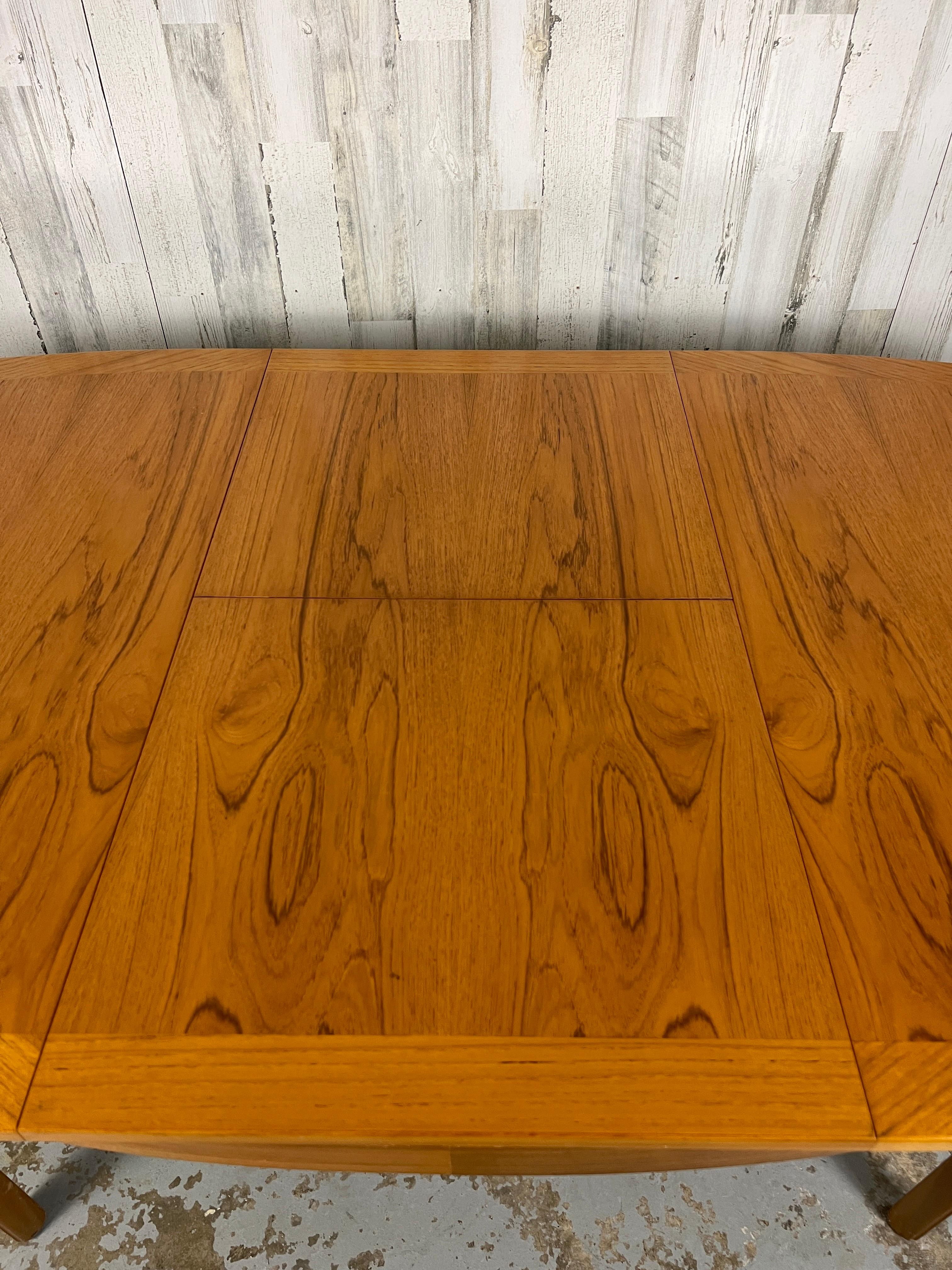 Oval Teak Dining Table by Nathan Furniture For Sale 9