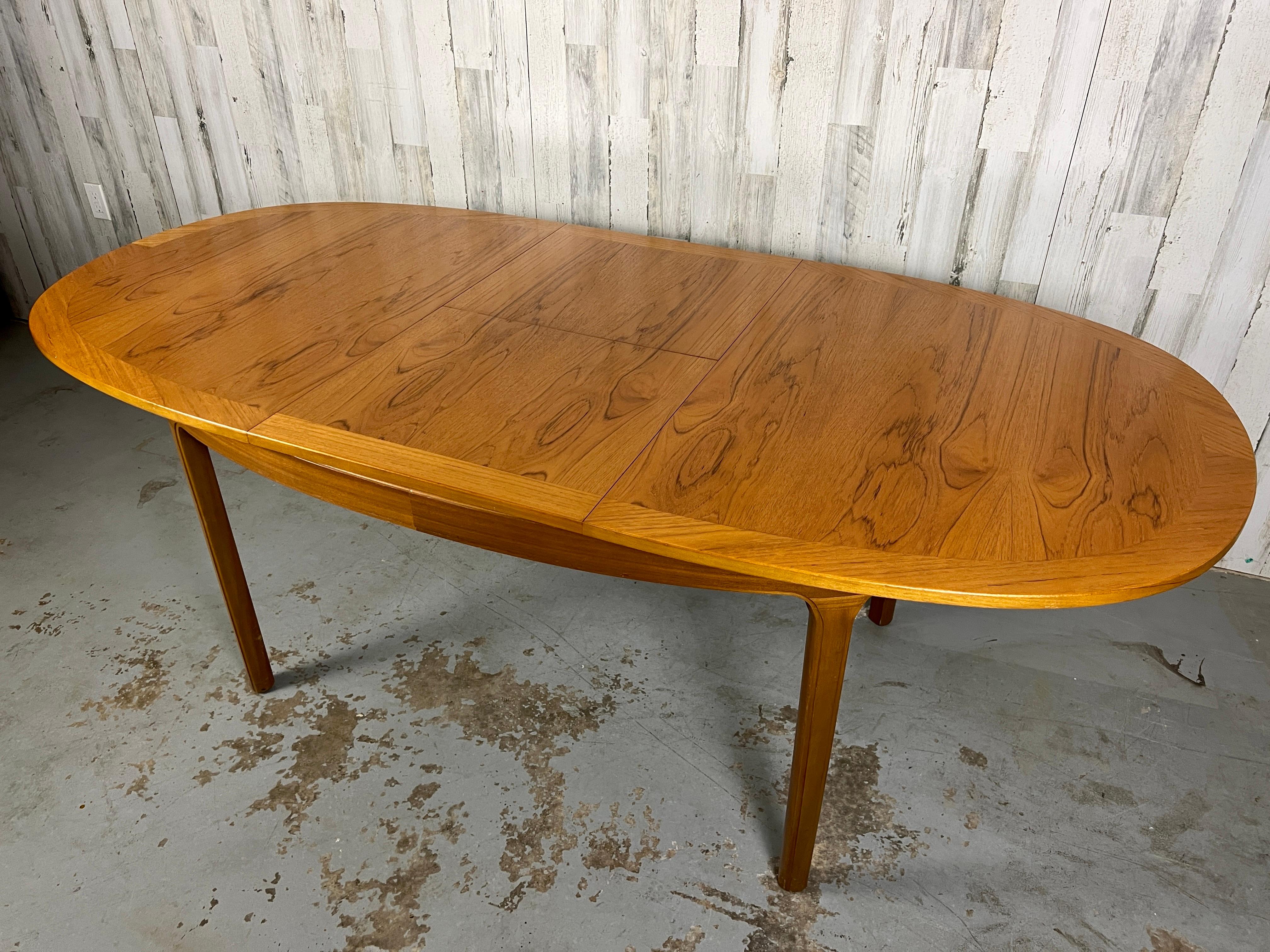 Oval Teak Dining Table by Nathan Furniture For Sale 11