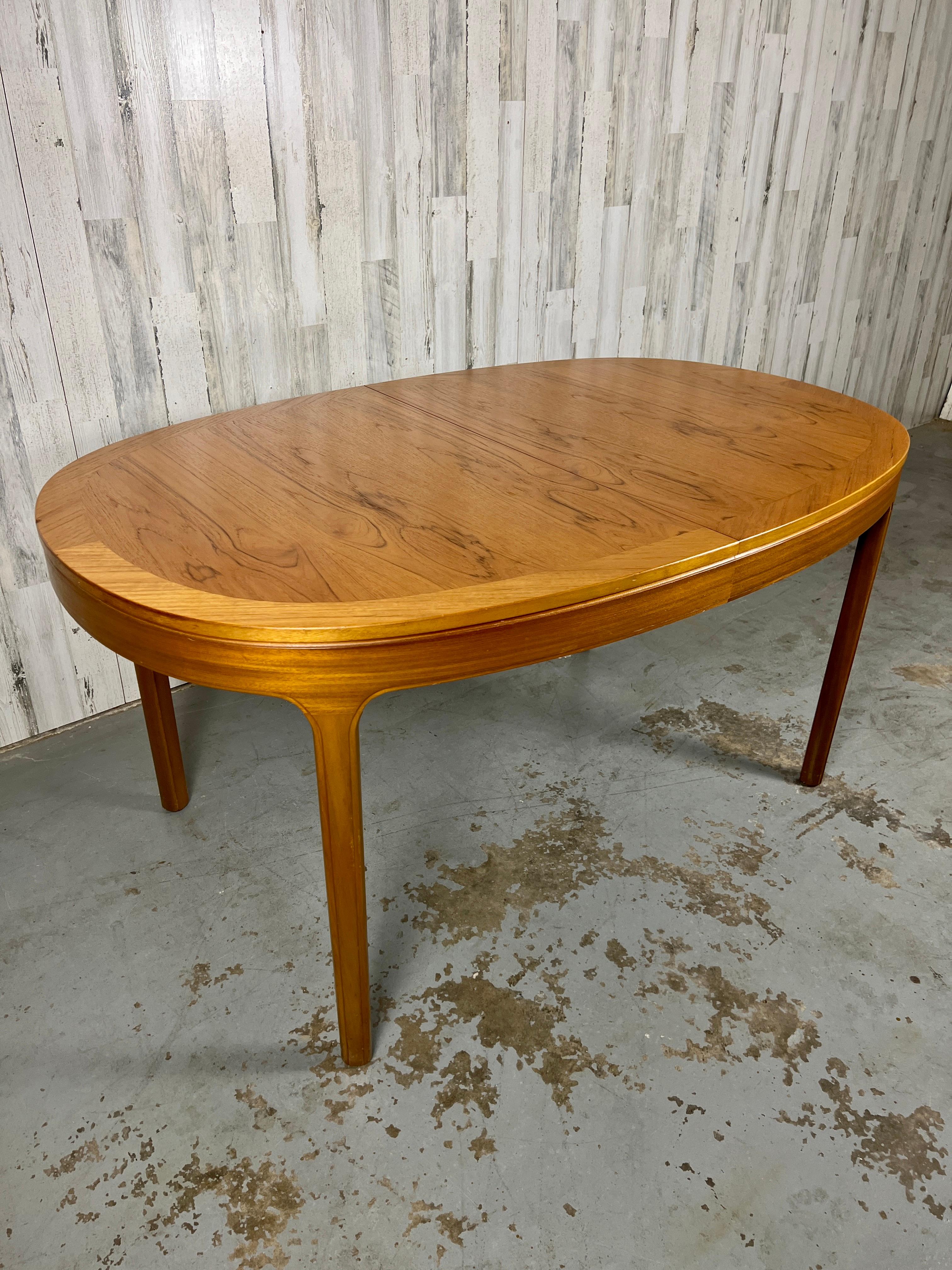 nathan teak dining table and chairs