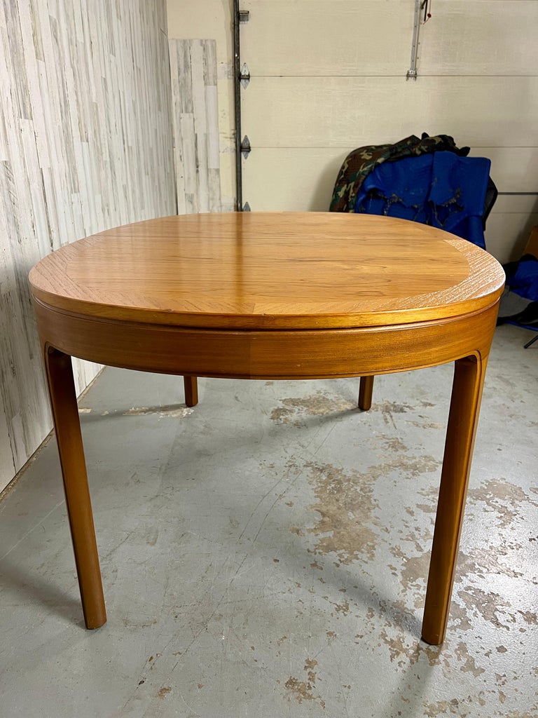 Oval Teak Dining Table by Nathan Furniture For Sale at 1stDibs