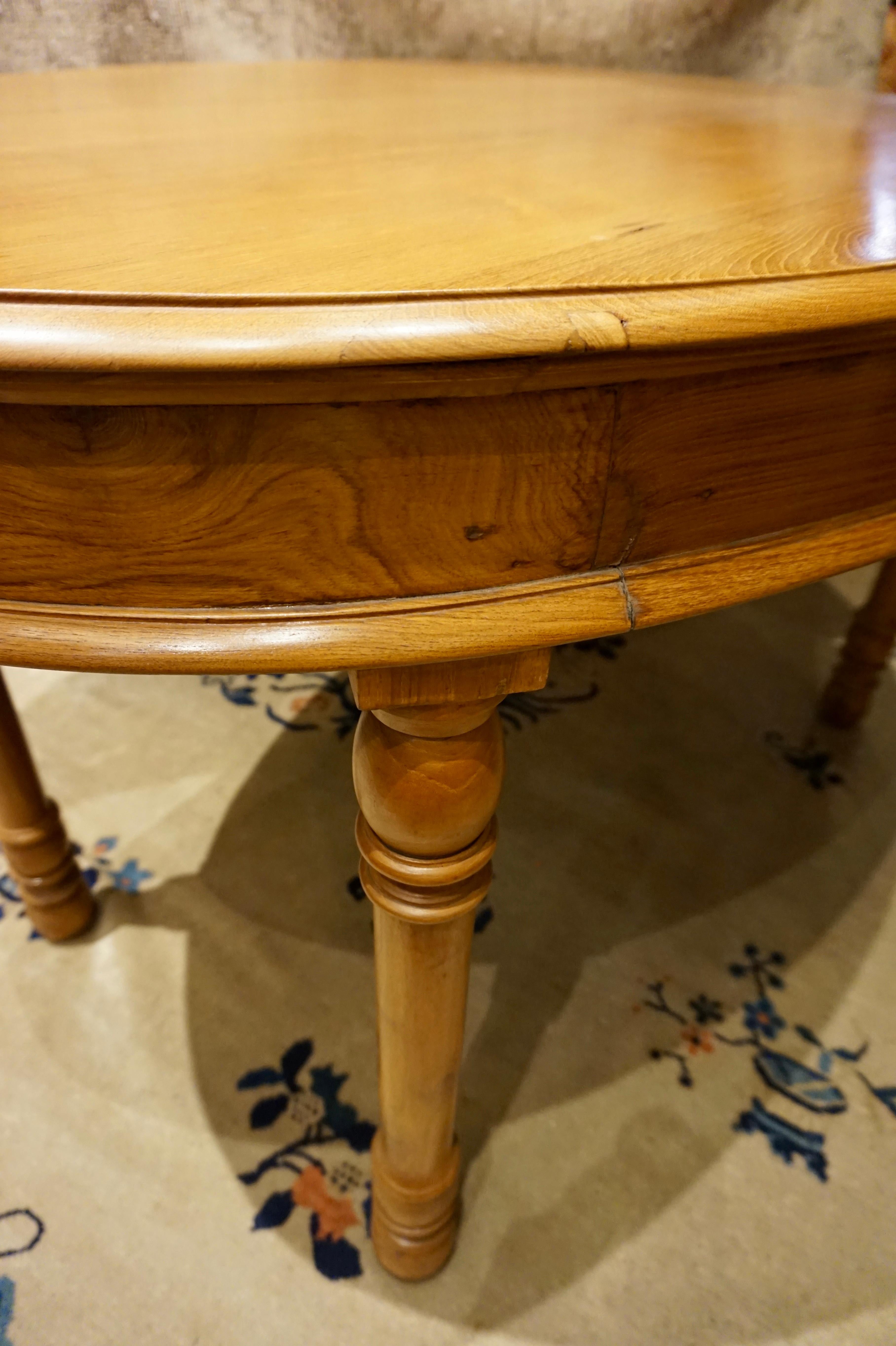 Late 19th Century Oval Teak Dining Table/ Desk Colonial For Sale