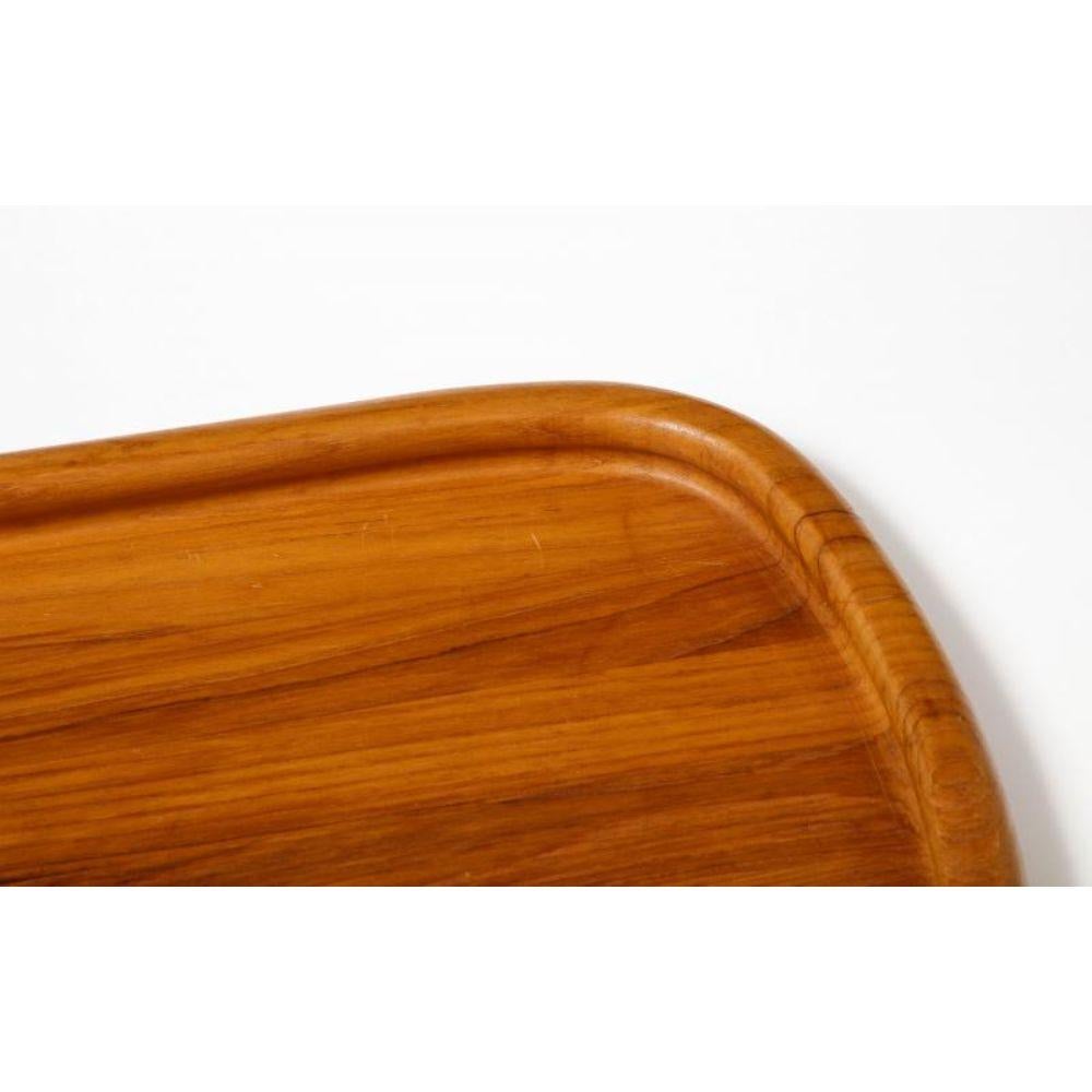 Oval Teak Tray by Jens Quistgaard, circa 1950 For Sale 4