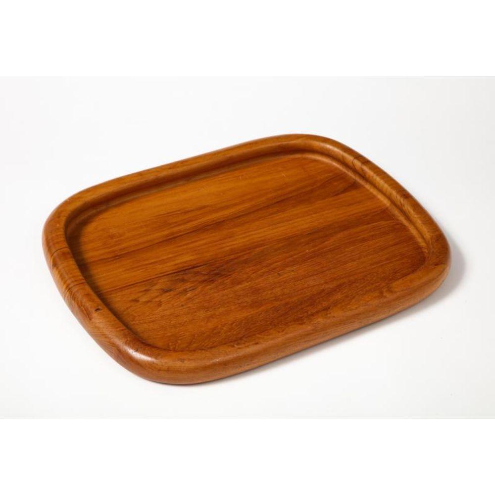Oval Teak Tray by Jens Quistgaard, circa 1950 For Sale 2