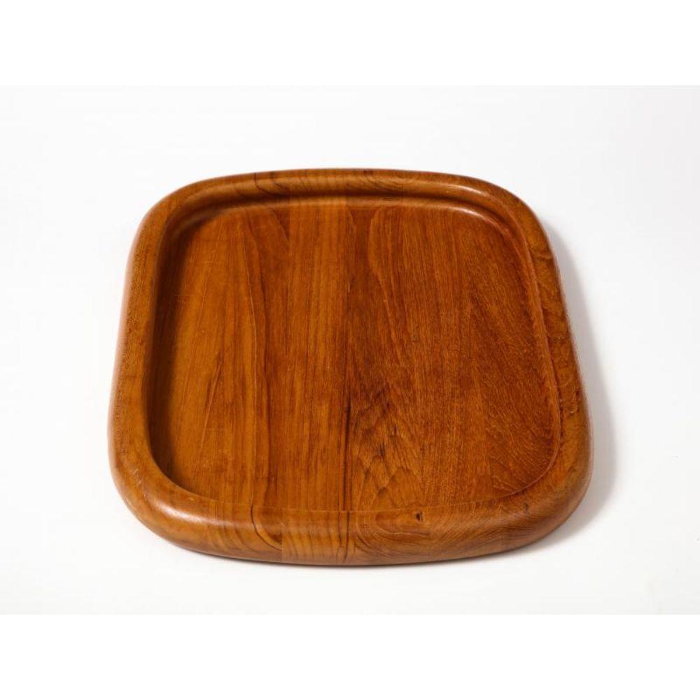 Oval Teak Tray by Jens Quistgaard, circa 1950 For Sale 3
